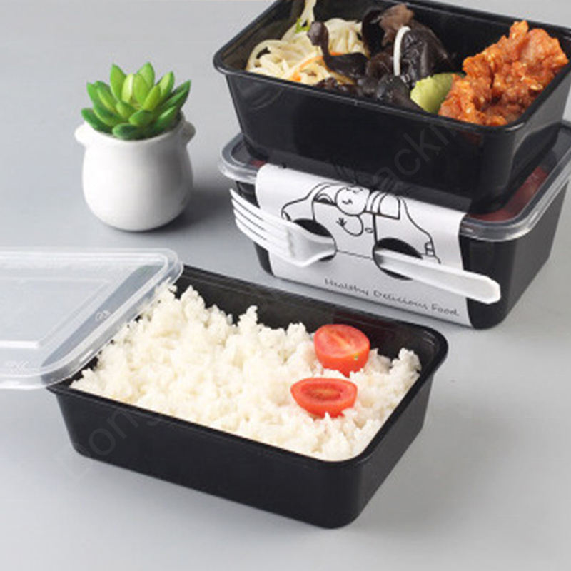 Madkasser Madbeholder Smuk engangshård plast plast PP Food Storage Container