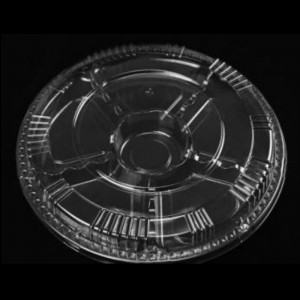 Seks-compartment friske-cut frugter kasse låg 250*170*70 mm HJ-6f270